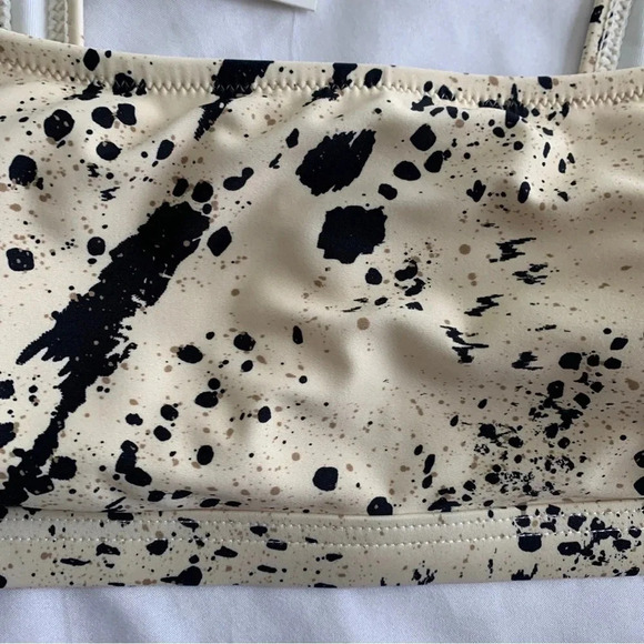 Madewell Second Wave Balconette Bikini Top Swimsuit Speckled Tiger 2XL XXL New! - Picture 9 of 14